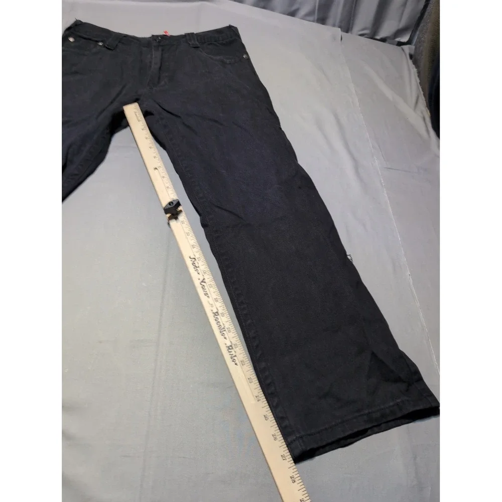 Mecca Classic Fit Jeans Mens Size‎ 34x32 Black Denim Straight Leg